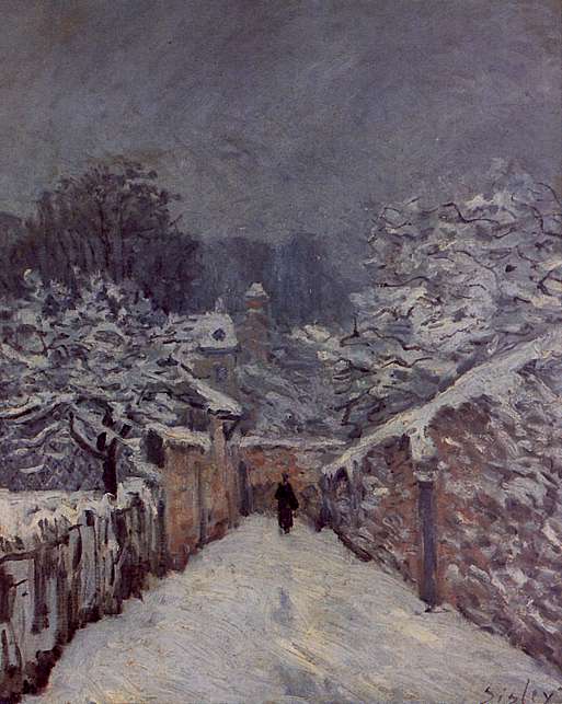 Snow at Louveciennes